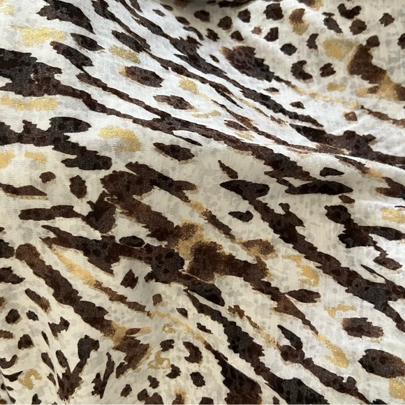 ZENERGY BY CHICO’S ANIMAL PRINT TOP TUNIC SIZE L - Picture 5 of 7